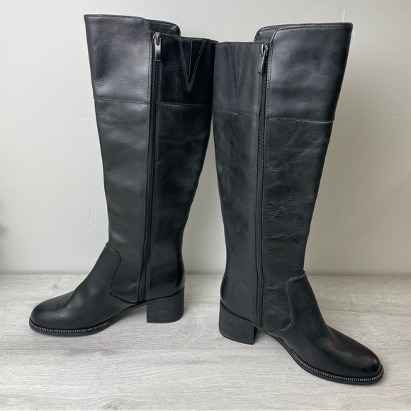 𝅺FRANCO SARTO LUCIANNA BLOCK HEEL TALL BOOT SIZE 6.5 - Picture 11 of 13